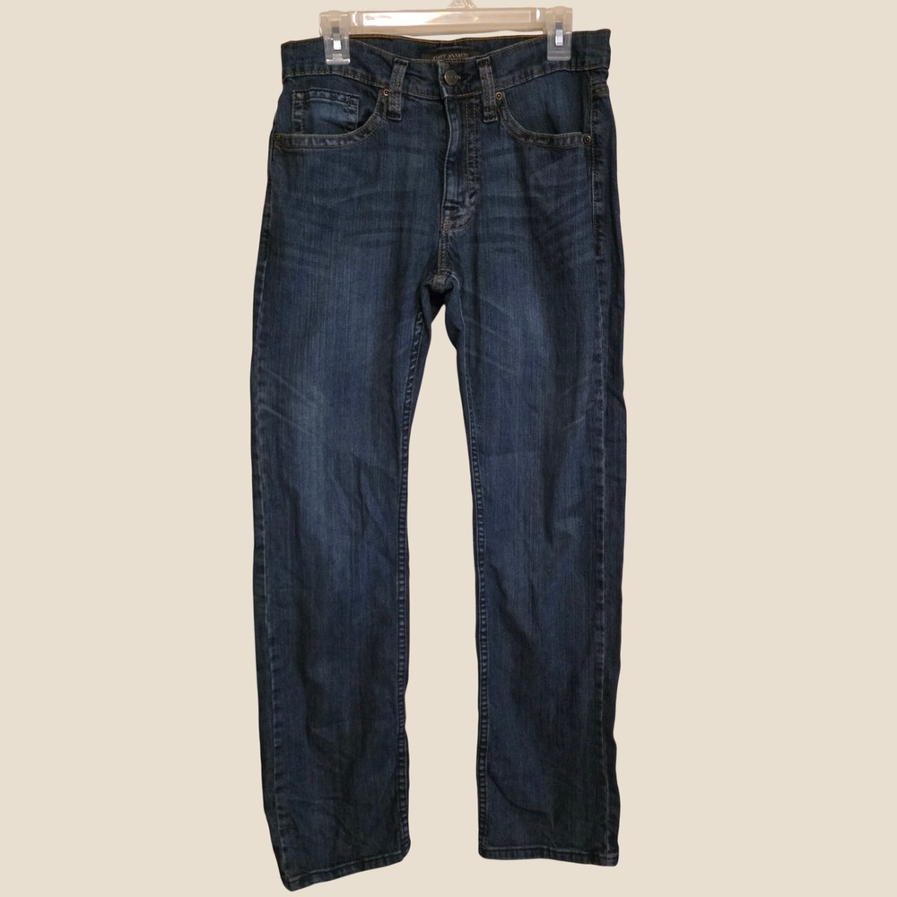 Cody James Mens Slim Straight Jackson Jeans Size 31x32 Blue Western Denim
